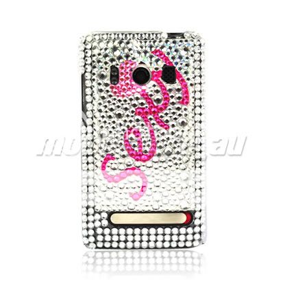 BLING RHINESTONE CRYSTAL CASE COVER FOR HTC EVO 4G /57  