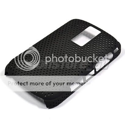 HARD MESH CASE COVER POUCH BLACKBERRY BOLD 9000 BLACK  