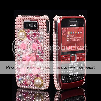 BLING RHINESTONE CRYSTAL CASE COVER FOR NOKIA E63 04  