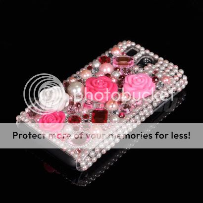 BLING RHINESTONE CASE COVER FOR HTC LEGEND G6 02  