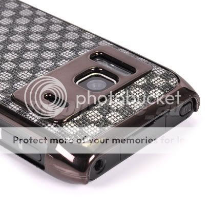 CHROME PLATED LUXURY CASE COVER FOR NOKIA N8 BLACK  