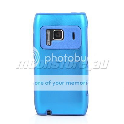 NEW HARD ALUMINUM METAL CASE COVER FOR NOKIA N8 BLUE  