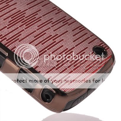 CHROME PLATED CASE COVER BLACKBERRY 8520 CURVE HOTPINK  