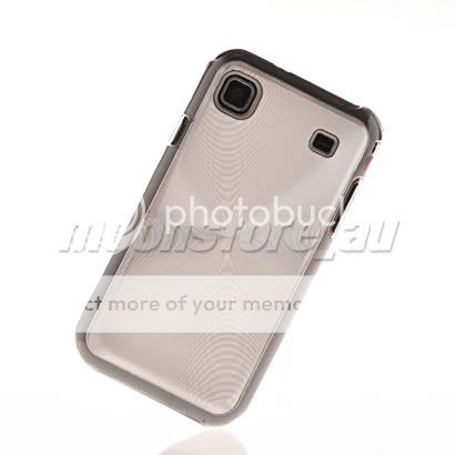 ALUMINUM METAL HARD PLASTIC PLATED CASE COVER FOR SAMSUNG I9000 GALAXY 