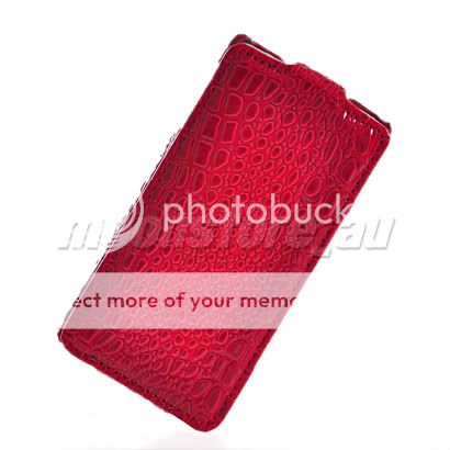   FLIP HARD BACK CASE COVER FOR SONY ERICSSON XPERIA ARC X12 RED  