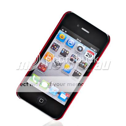 NEW BUTTERFLY STYLE HARD RUBBER COATING CASE COVER FOR APPLE IPHONE 4 