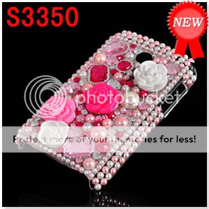   CRYSTAL CASE COVER FOR SAMSUNG GALAXY CH@T 335 CHAT S3350 02  