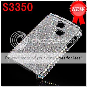 BLING RHINESTONE CRYSTAL CASE COVER FOR SAMSUNG GALAXY CH@T 335 CHAT 