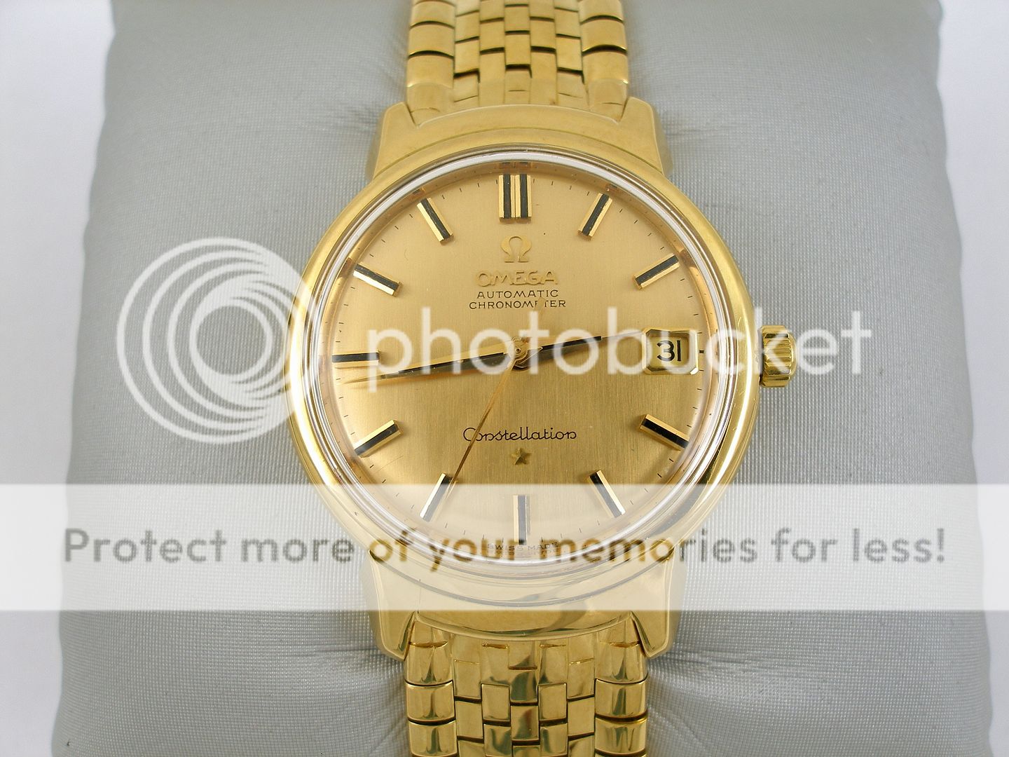 OMEGA 18K 1960 CONSTELLATION CHRONOMETER AUTO CAL.561 ARMADELLON 