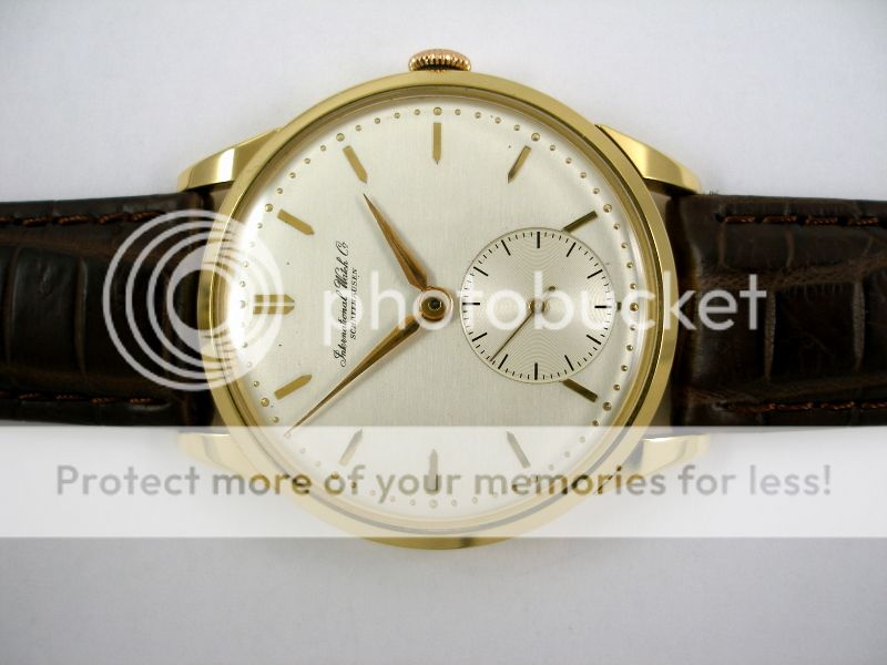 IWC 18K GELBGOLD HANDAUFZUG KAL. 88 1950ER SAMMLERUHR RAR  