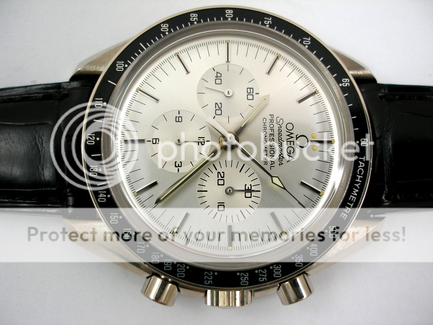 Omega 18K WG 25th ANNIVERSARY APOLLO XI MOONWATCH RARE  