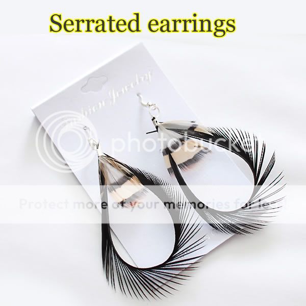 Unique Fashion Hook Earrings Goose Feather Crystal Chandelier Long 