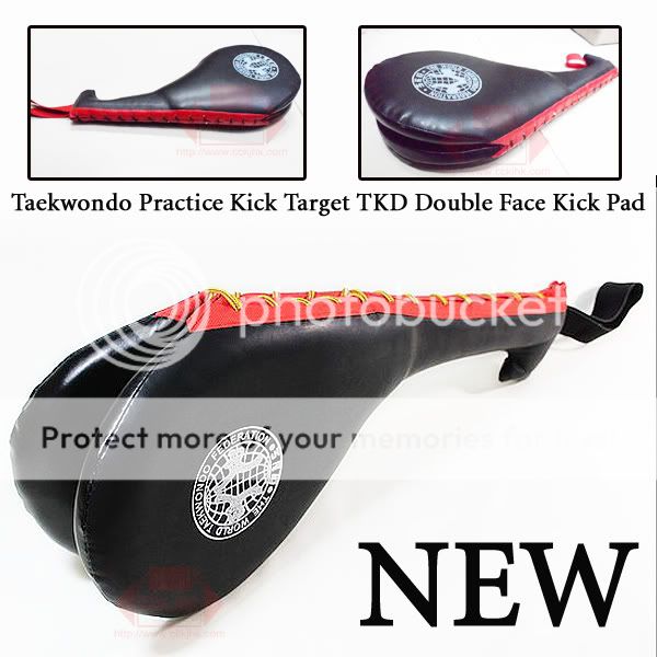 HOT Artificial leather Taekwondo Kick Target TKD dual Face Kick Pad