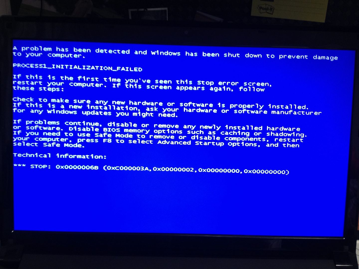 Black Screen After Installing Drivers Windows 7