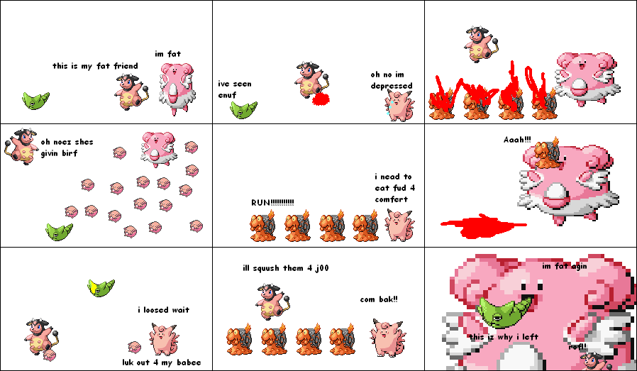 [PokeCommunity.com] Fat Miltank and Friend Metapod