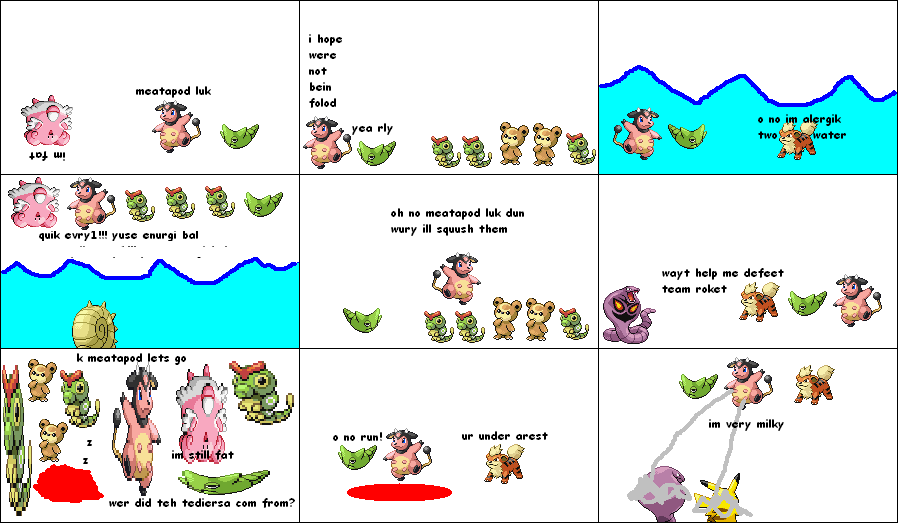 [PokeCommunity.com] Fat Miltank and Friend Metapod