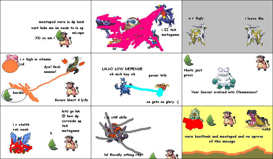 [PokeCommunity.com] Fat Miltank and Friend Metapod